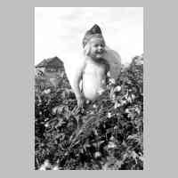 081-0030 Reinlacken 1942 - Renate Schulz als Engel im Garten.JPG